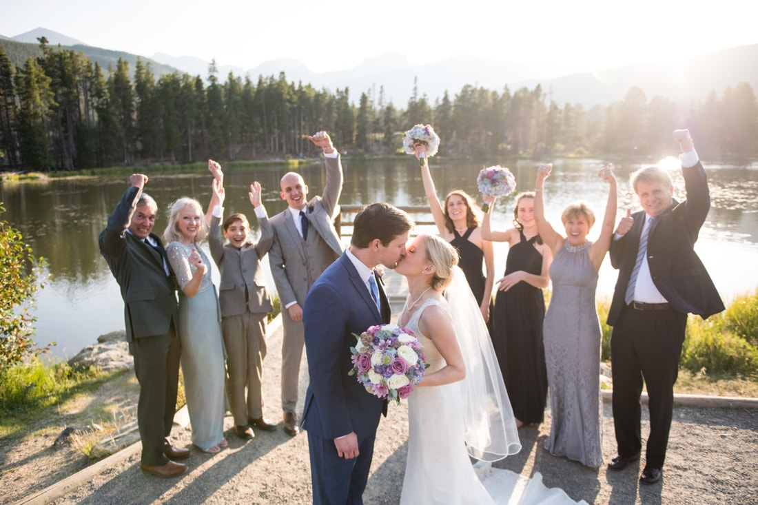 Sprague Lake intimate wedding