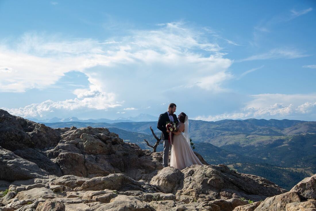 Intimate Colorado wedding