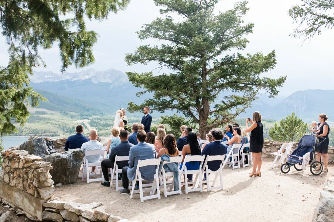 Sapphire Point Overlook wedding