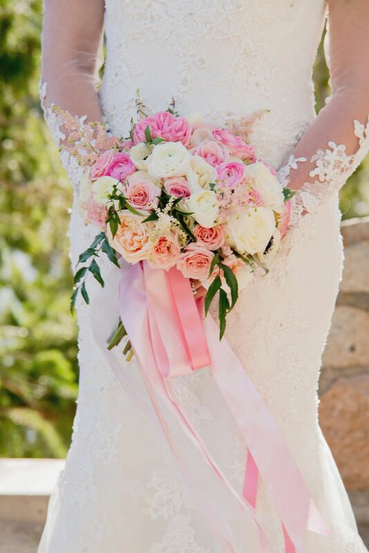 pink white bouquet