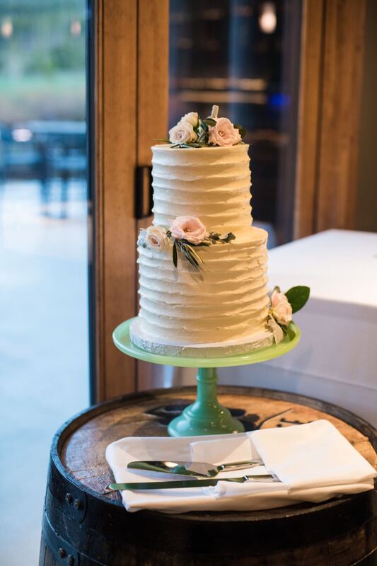 small colorado wedding cake