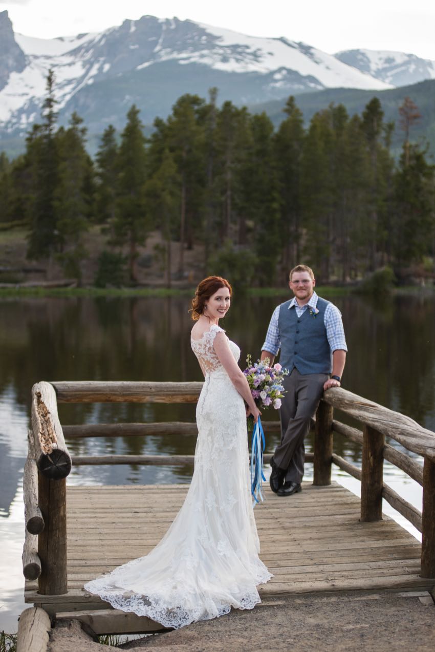 Sprague Lake wedding RMNP