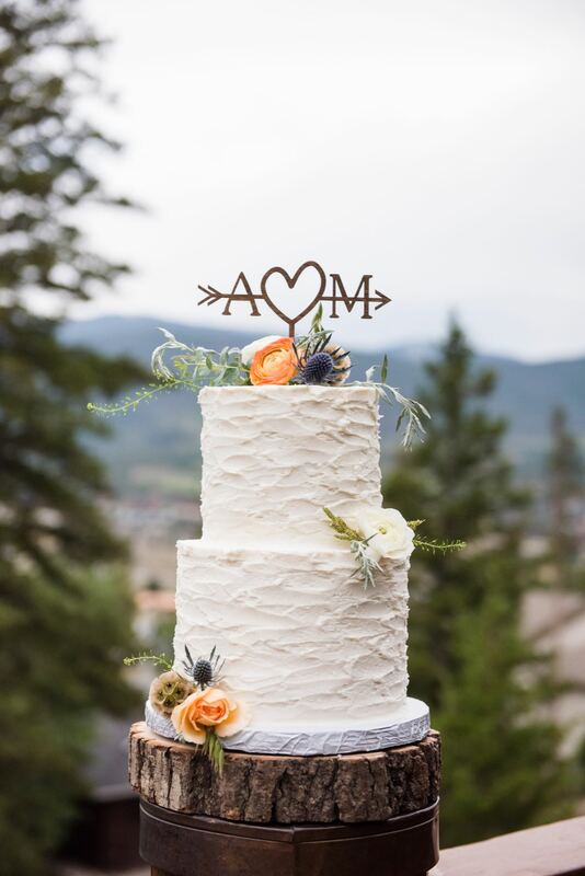 small wedding colorado cake